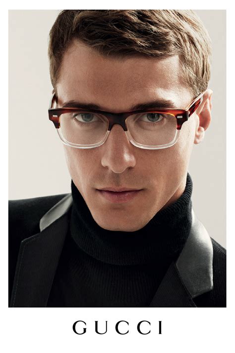 men gucci eyeglasses on face|gucci prescription glasses men's.